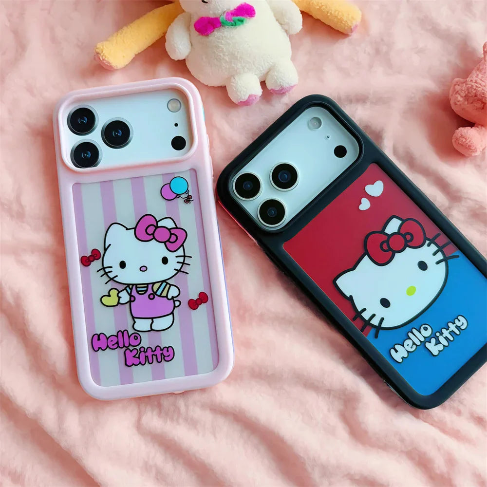 Cute Cartoon Hello Kitty Pink Phone Case For iPhone