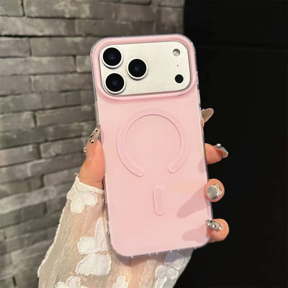 Luxury Frosted Magnetic Case For Magsafe Magnetic Phone Case For iPhone