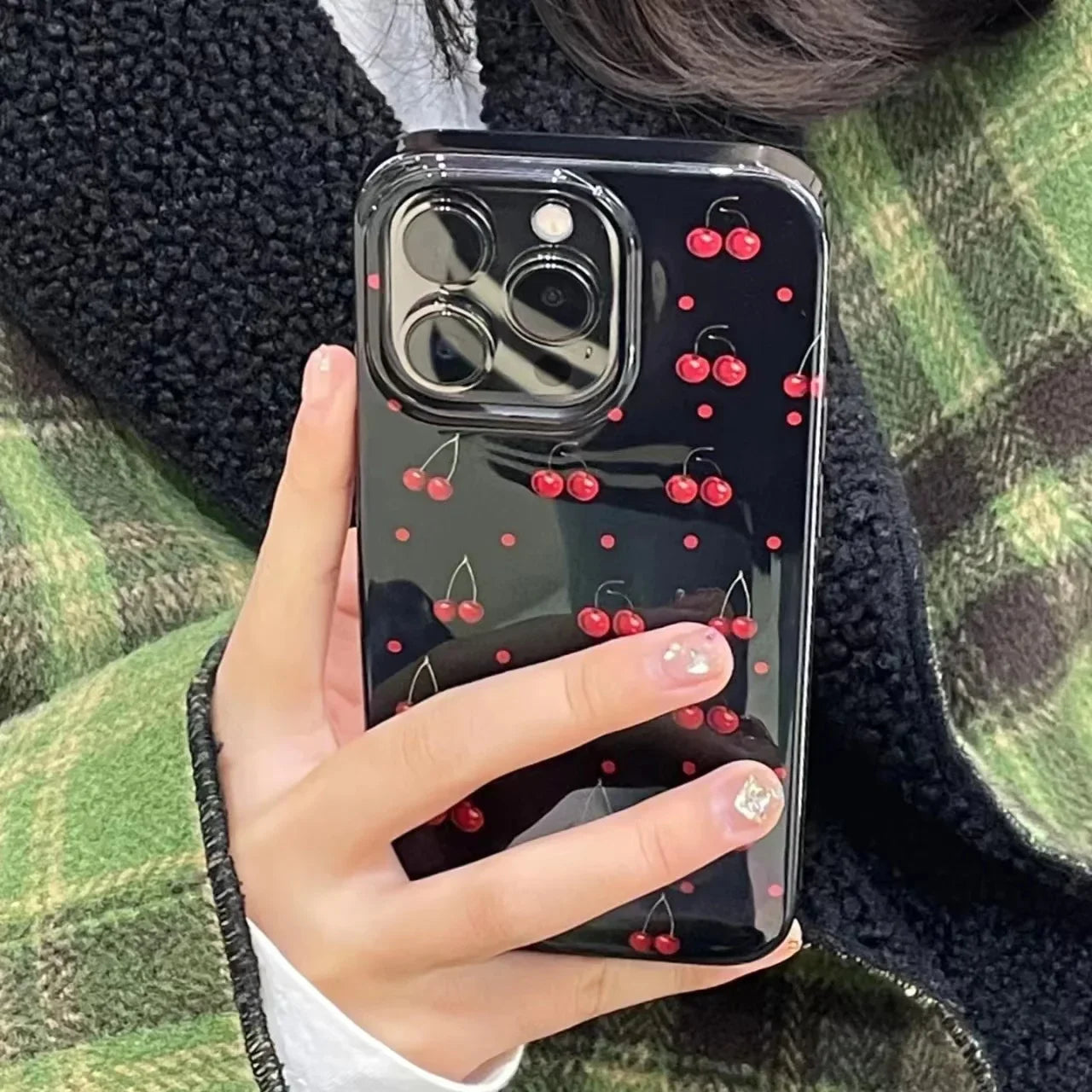Full Screen Small Cherry Phone Case