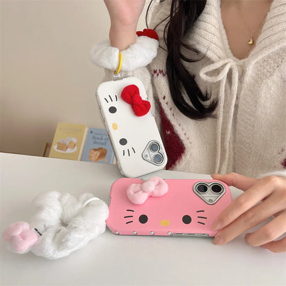 Fashion Hello Kitty Pattern Horizontal Phone Case
