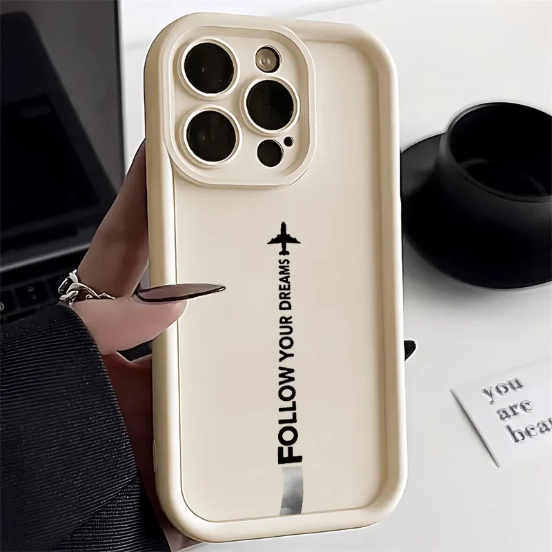 Cartoon Box Man Pattern Matte Soft Phone Case