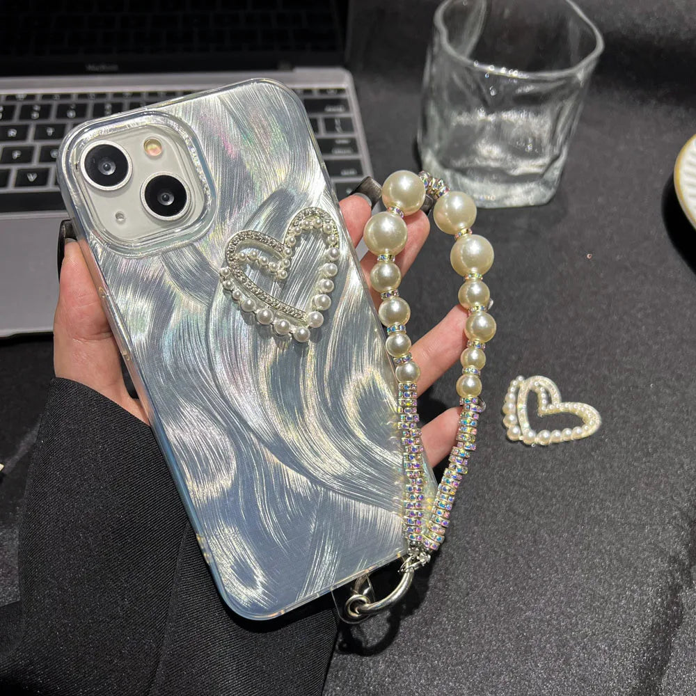 Luxury 3D Love Heart Soft Phone Case