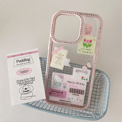 Hot Trend Barcode Label Cute Hello Kitty Daily Life Phone Case