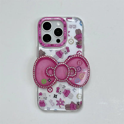 Cute Flower Hellokitty Phone Case For iPhone