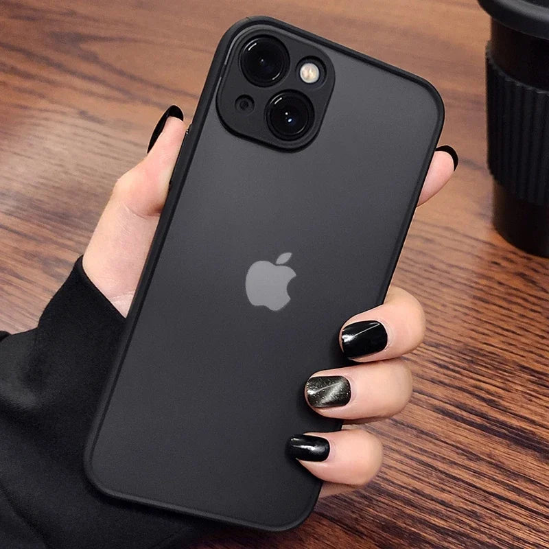 Luxury Shockproof Matte Phone Case
