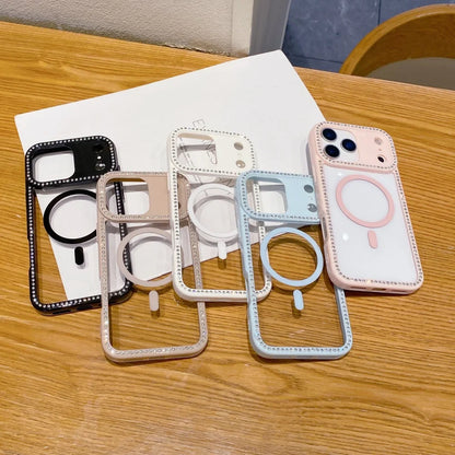 Glitter Rhinestones Laser Diamond Phone Case For iPhone