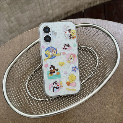 Funny Cute Duck Little Bird Magnetic Phone Case For iPhone