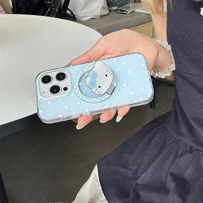 Korean Cute Star Magnetic Phone Case For iPhone