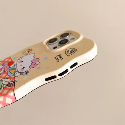 Cute Hello Kitty Pattern Soft Phone Case