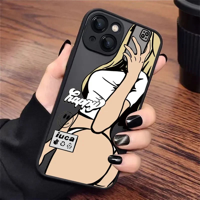 Sexy Girl Silicone Phone Case