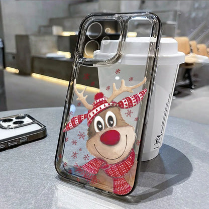 Cartoon Christmas Tree Pattern Phone Case