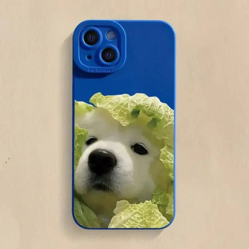 Cute Bread Dog Soft Phone Case