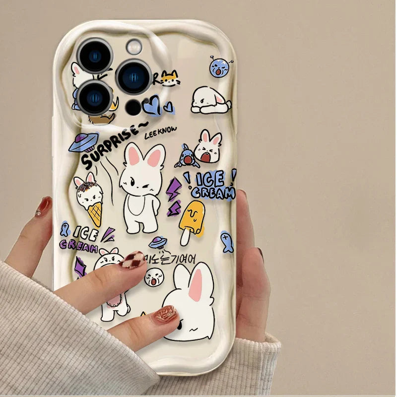 Cartoon Kids Soft Silicone Phone Case For iPhone