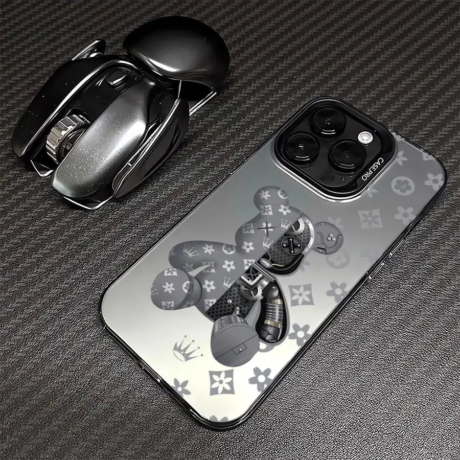 Fashion Cute R-Robert Bear Phone Case For iPhone