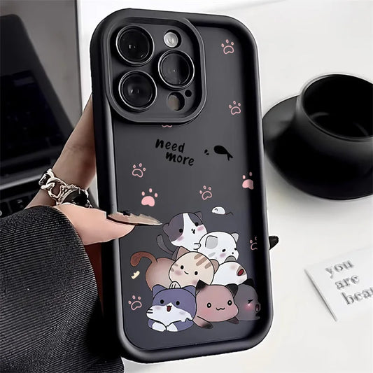 Cute Cartoon Cat Phone Case