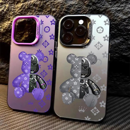 Fashion Cute R-Robert Bear Phone Case For iPhone