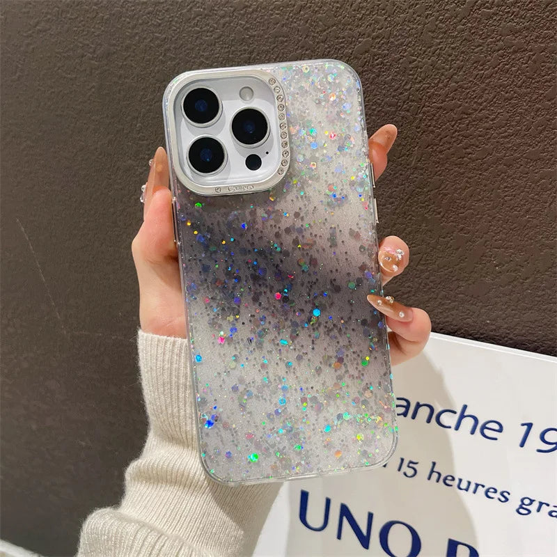 Luxury Gradient Sequins Sparkling Phone Case For iPhone