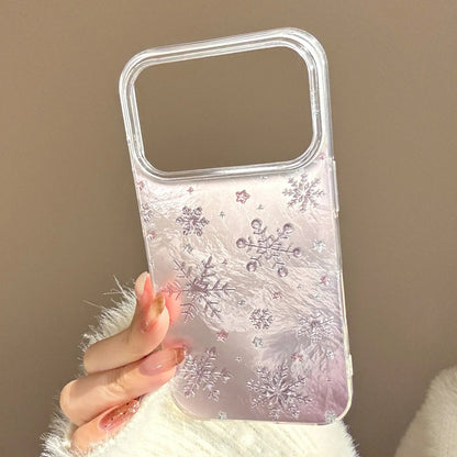 Korean Christmas Snowflakes Phone Case For iPhone