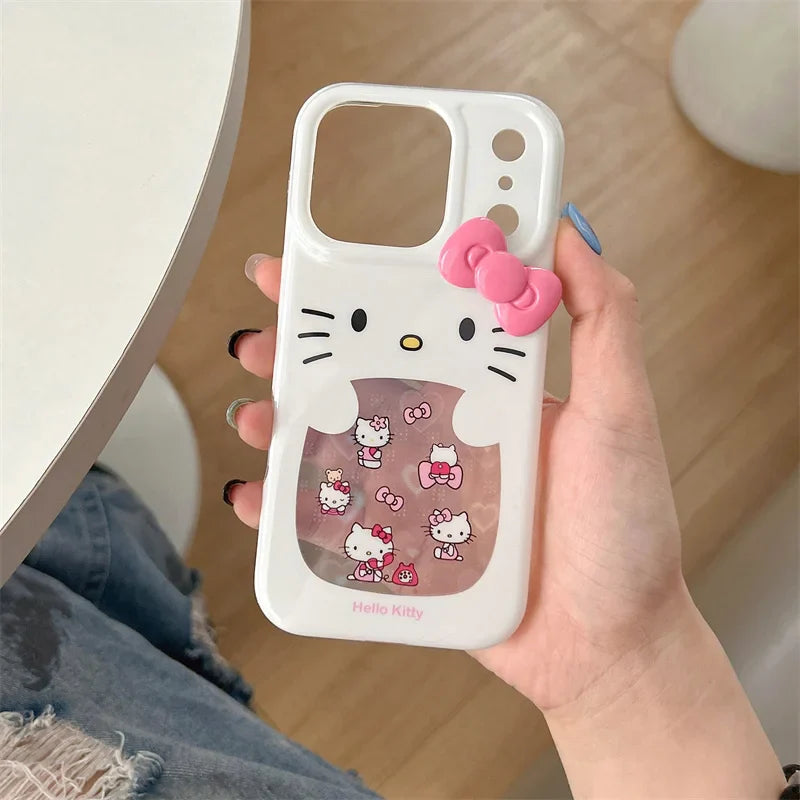 Korean Cute 3D Hellokitty Phone Case For iPhone