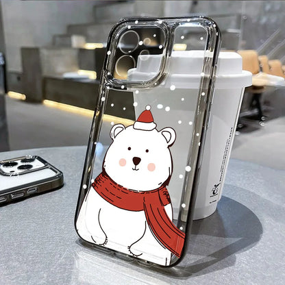 Cartoon Christmas Tree Pattern Phone Case