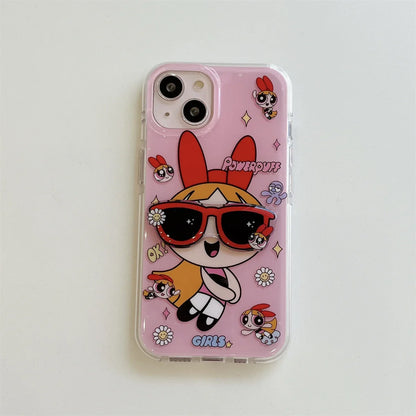 Korean Cartoon Three-dimensional Eyes Phone Case For iPhone