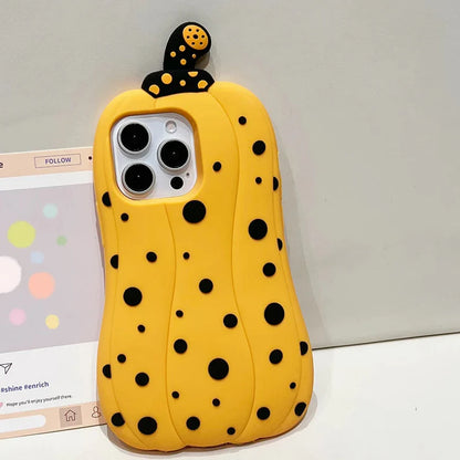 Vegetable Polka Dots Pumpkin Phone Case