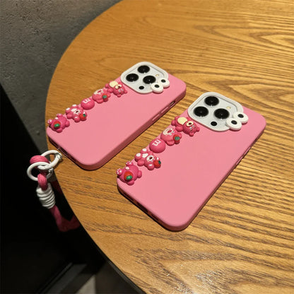 Disney Pink Strawberry Bear Phone Case