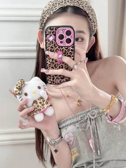 Fashion Brown Leopard Print Phone Case For iPhone