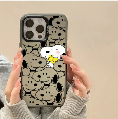 Lovely Snoopy Cartoon Case For iPhone