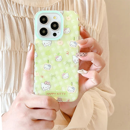 Cute IMD Green Candy Hello Kitty Phone Case