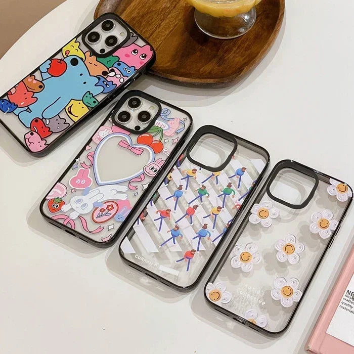 Acrylic Upgrade Border Daisy Phone Case