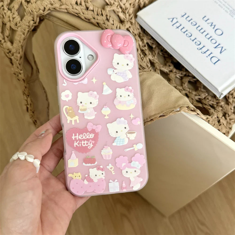 Pink Candy Cute Hello Kitty Phone Case