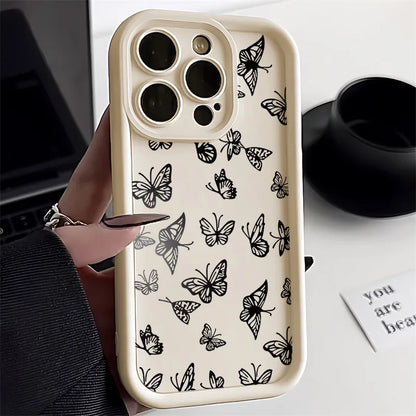 Aesthetic Butterfly Phone Case For iPhone