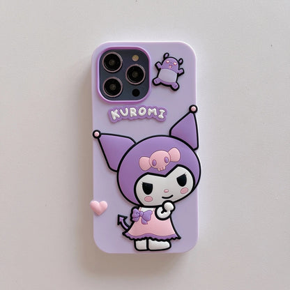 Cartoon Strawberry Melody Kuromi Lotso Phone Case