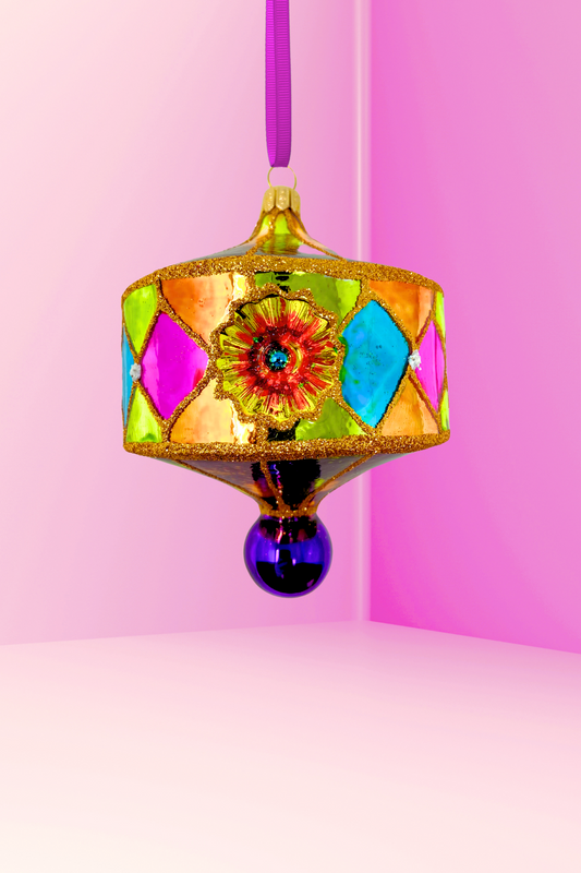 Santiago Reflector Polish Glass Ornament