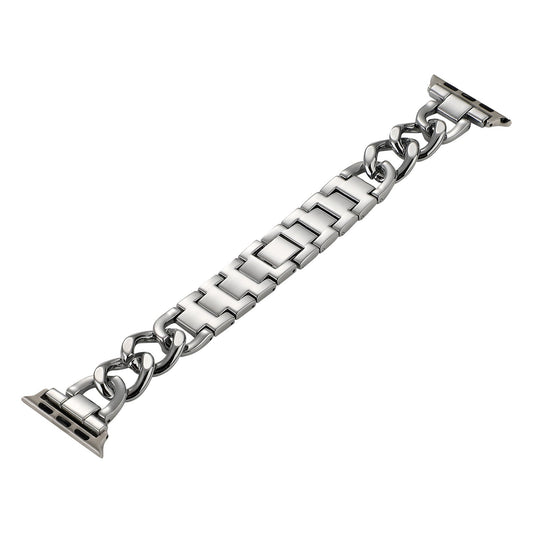 Chic Tweed Metal Premium Watch Strap for Apple Watch Series 9 8 7 6 5 4 3 2 1 SE Ultra 38mm 40mm 41mm  42mm 44mm 45mm 49mm