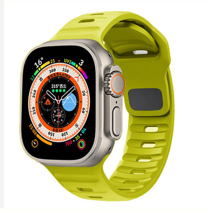 Silicone Reverse-buckle Watch Band