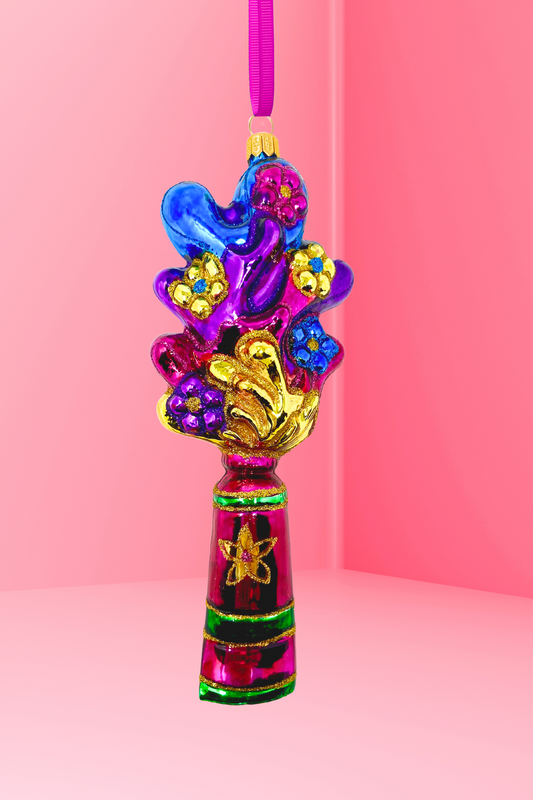 Splashes of Color Polish Glass Ornament