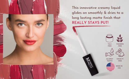 Marilyn Stay Put Matte Lip Cream | Stunning Kiss-Proof Lipstick