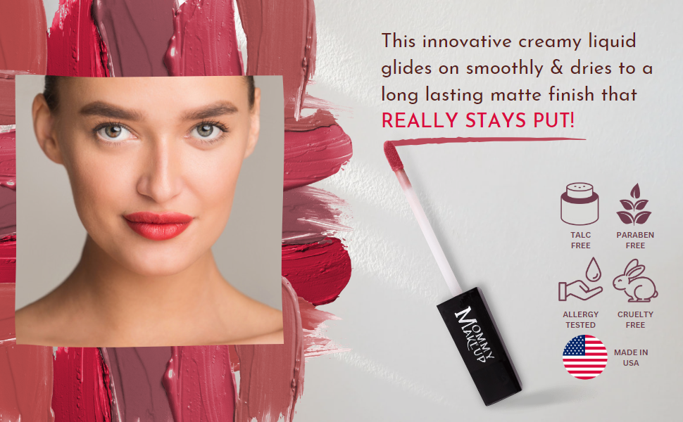 Roxie Stay Put Matte Lip Cream | Stunning Kiss-Proof Lipstick