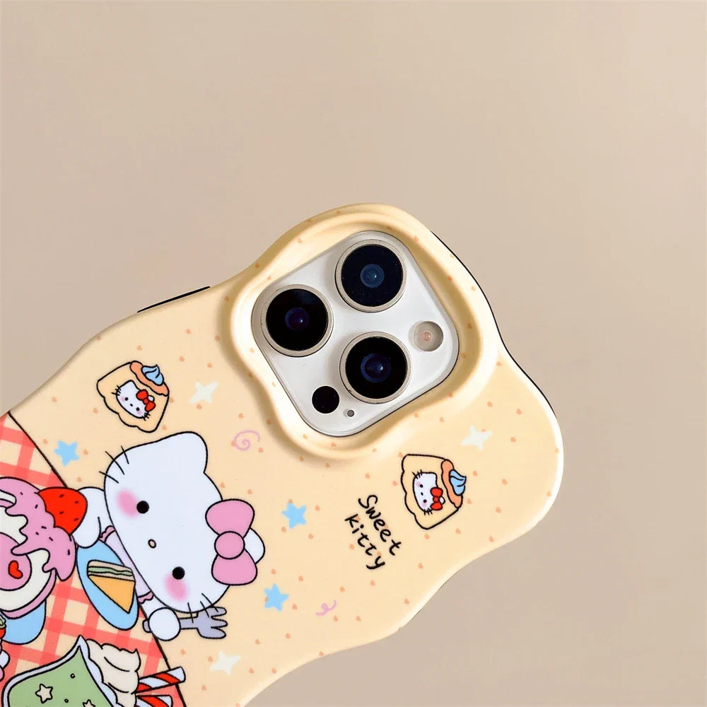 Cute Hello Kitty Pattern Soft Phone Case