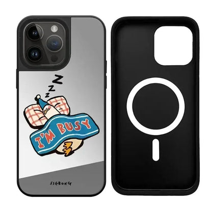 Sick of Everything Duck Mirror Surface MagSafe Phone Case