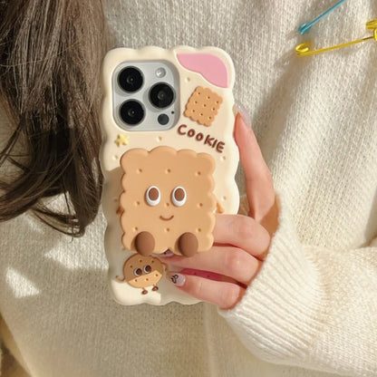 Luxury Fashion Cartoon Soda Bracket Phone Case