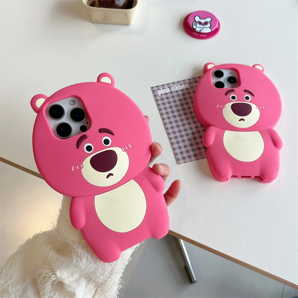 Cute Bear Candy Color Phone Case