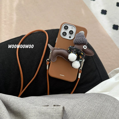 Luxury Crossbody Lanyard Strap Phone Case For iPhone