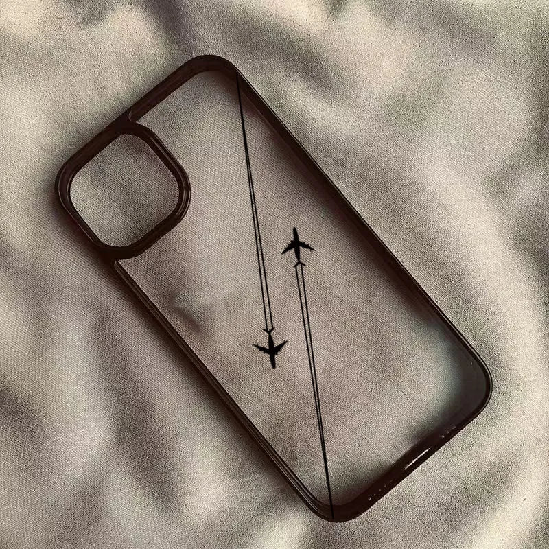 Travel-nspired Airplane Route Desian Phone Case