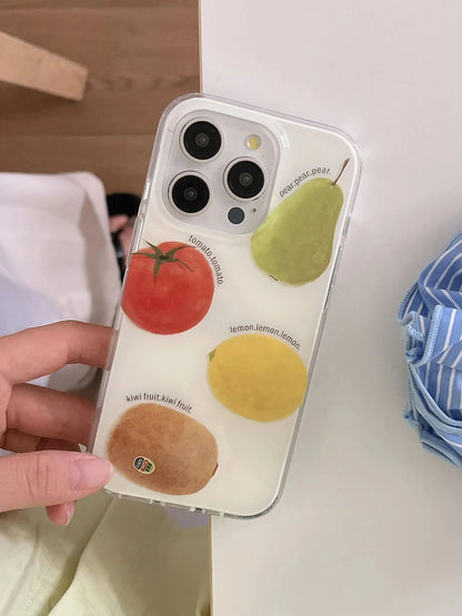 Summer Fruit Lemon Kiwi Pear Tomato Bracelet Phone Case