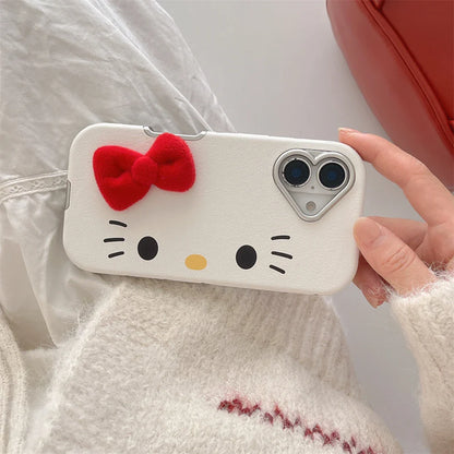 Fashion Cute Hello Kitty Pattern Horizontal Phone Case