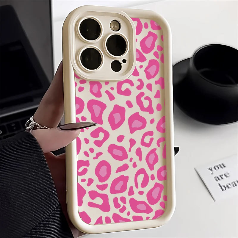 Leopard Print Silicone Phone Case