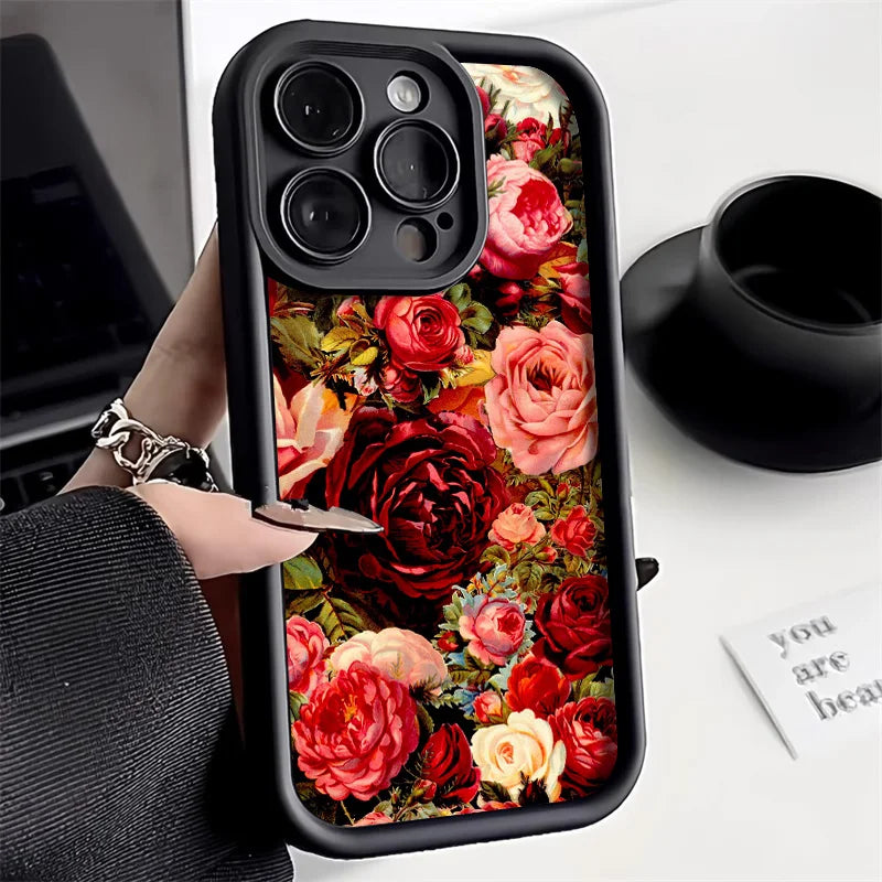 Aesthetic Rose Flower Phone Case